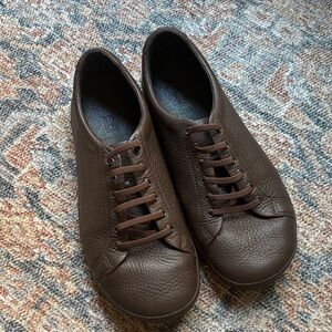 Birchbury Bramford Brown Leather Men's Sneakers